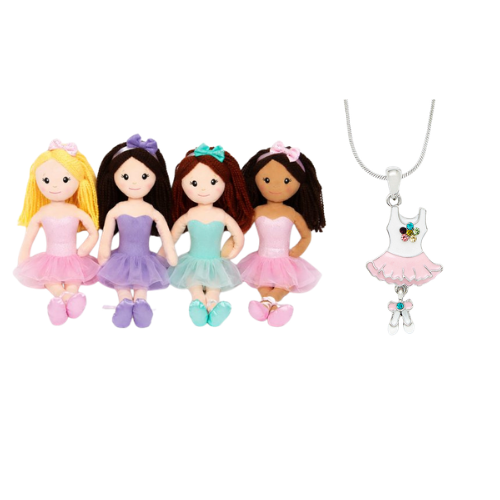 Ballerina Doll & Necklace Recital Bundle 2026