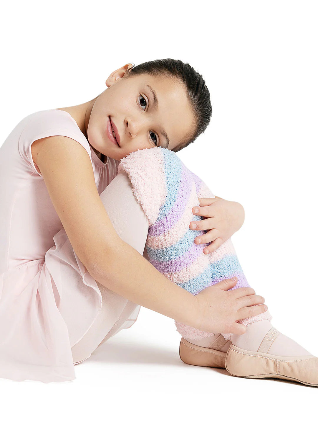 Harmonize 12” Striped Pamper Legwarmer - Girls