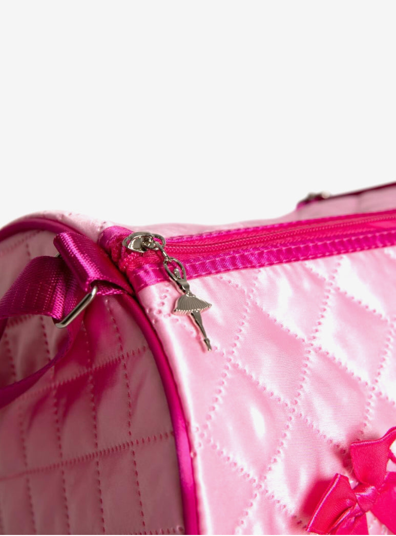 Embroidered Barrel Bag