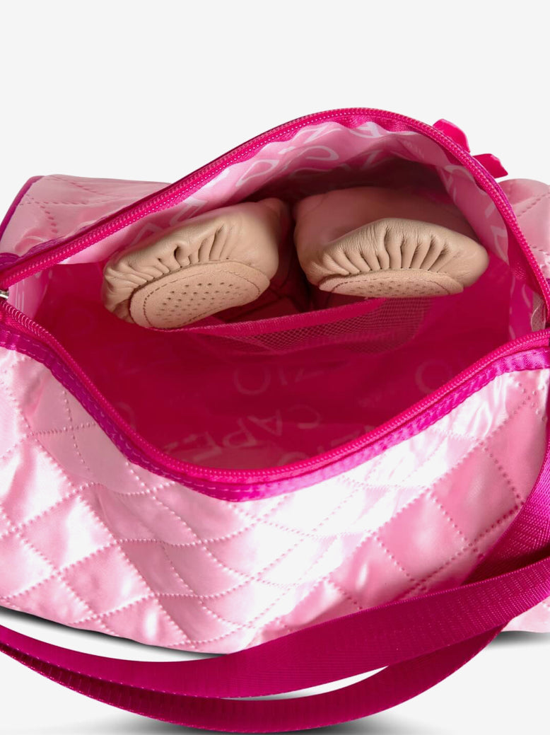 Embroidered Barrel Bag
