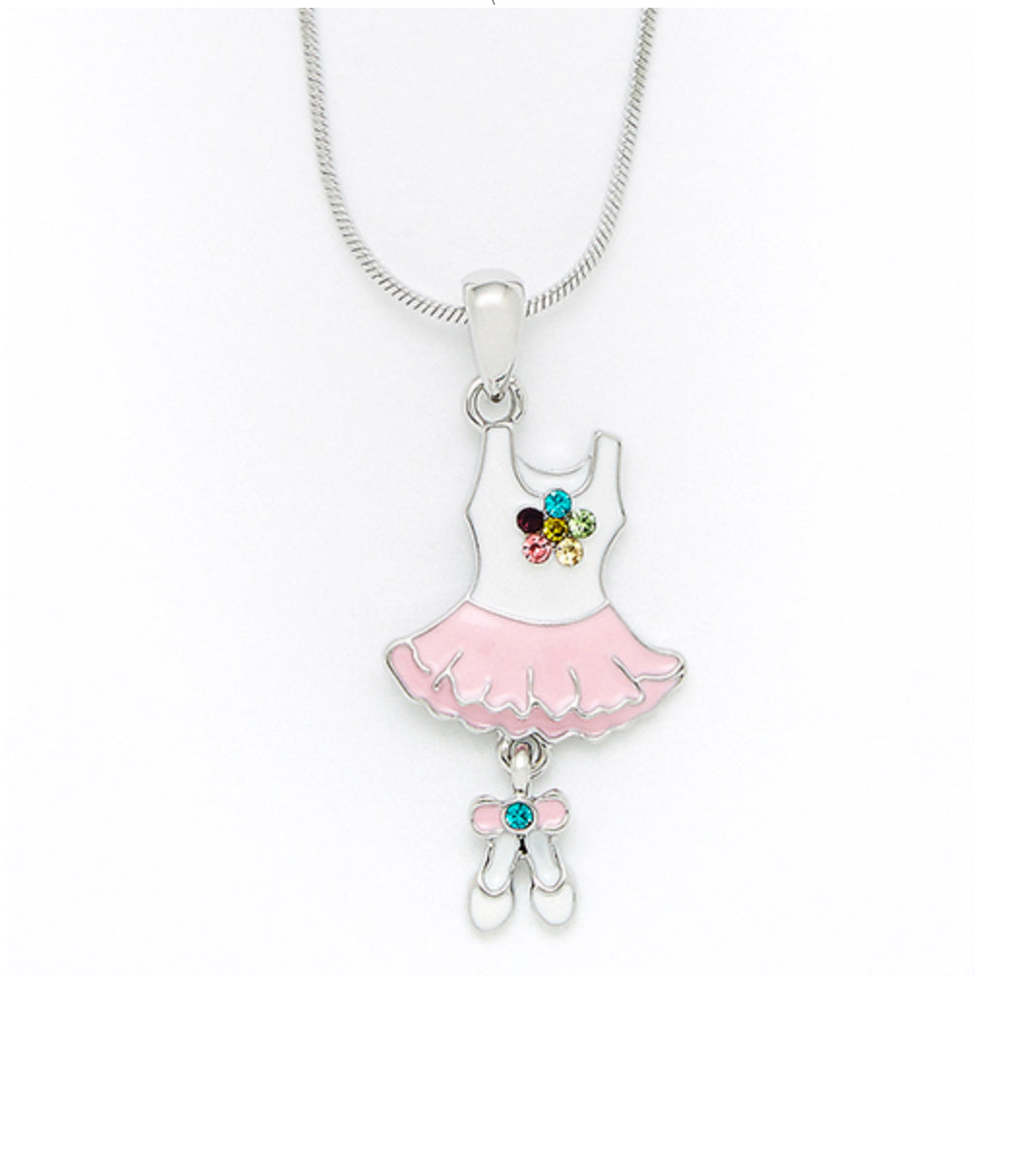 Tutu N Slippers Necklace