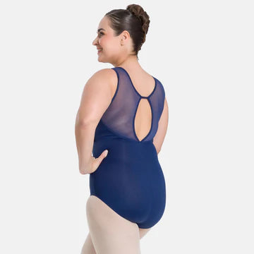Gemina Curvy Tank Leotard With Keyhole Back