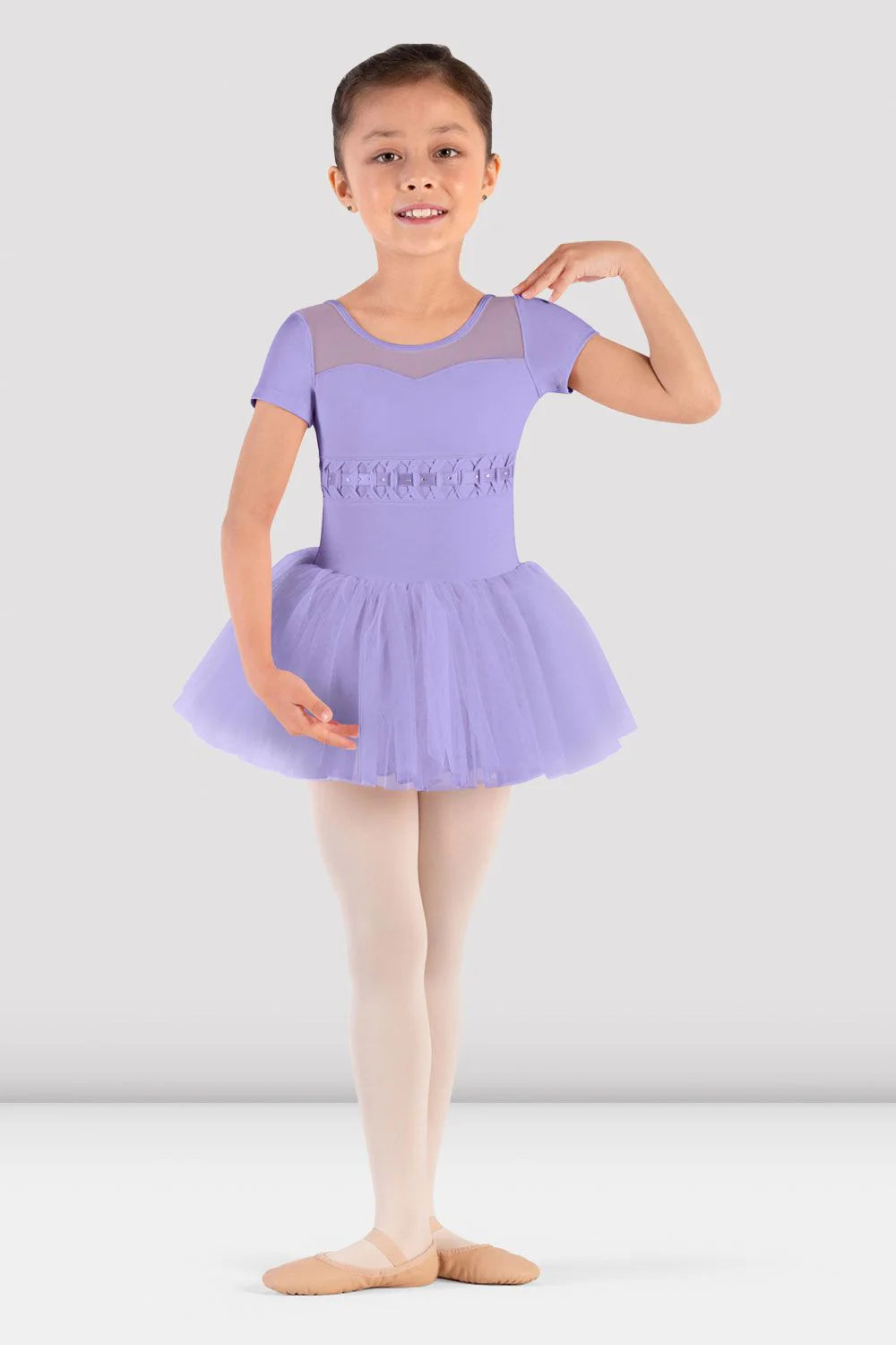 Girls Daliah Cap Sleeve Tutu Dress (SKU:CL9262)
