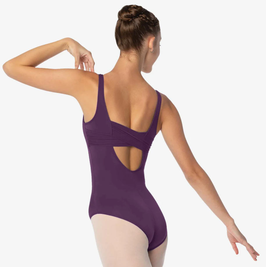 Adult Tank Leotard With Criss Cross Straps On Back