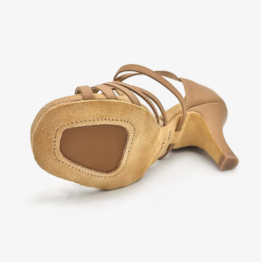 3" Heel open toe ballroom Shoe - Lacy Schwimmer (CHA CHA BALLROOM SHOE - BL305)