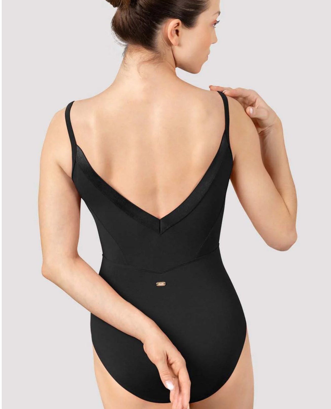 Shine Mesh Camisole Leotard