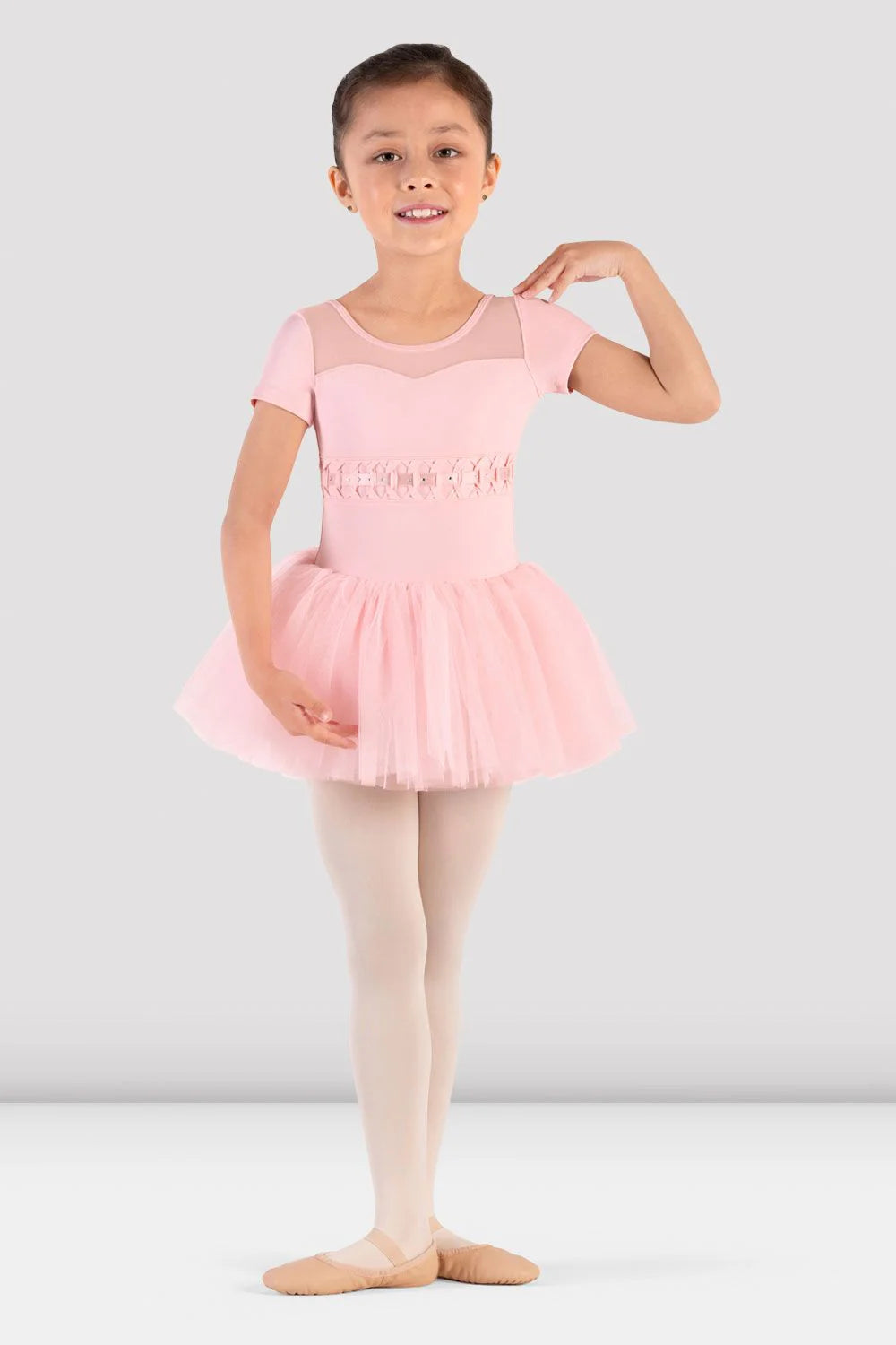 Girls Daliah Cap Sleeve Tutu Dress (SKU:CL9262)