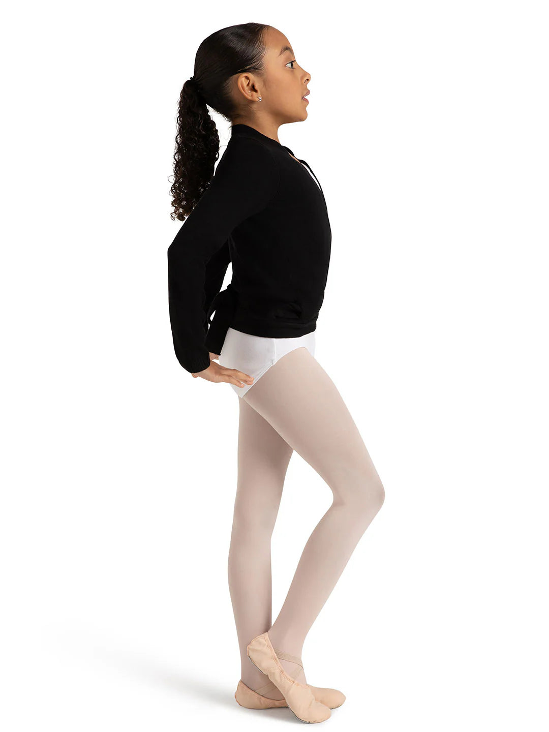 Harmonie Wrap Sweater - Girls