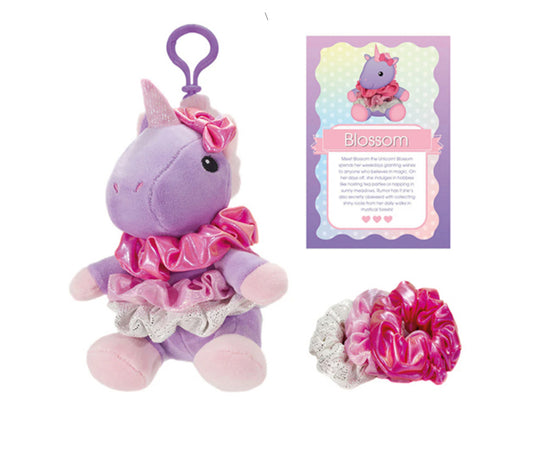 Scrunch Bunch Unicorn Bag Tag