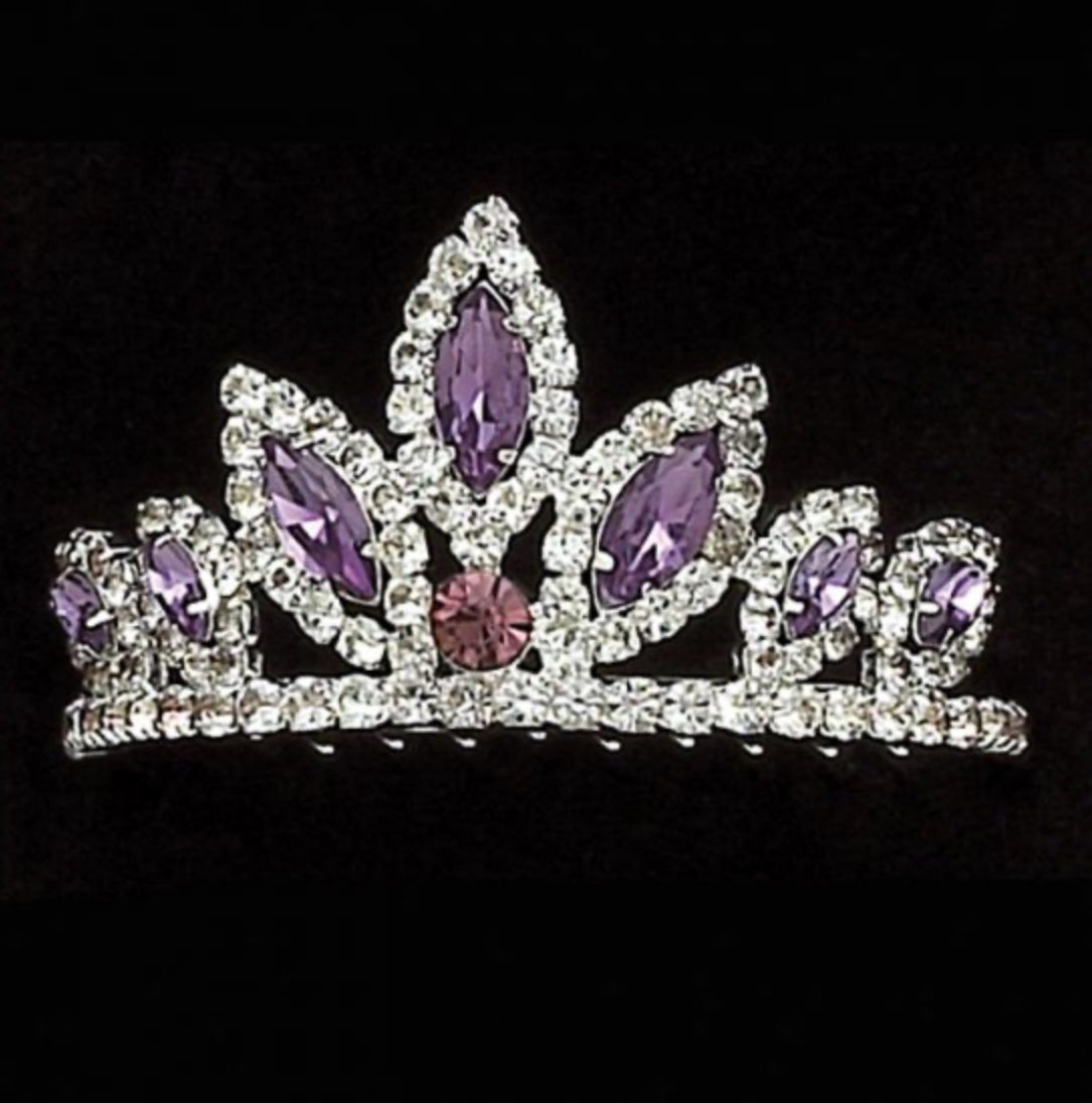 Color Rhinestone Tiara