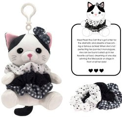 6352 Scrunch Bunch Cat Bag Tag
