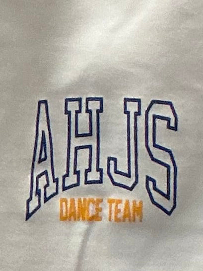 AHJS Mandatory White Racer Back Top w/ Logo