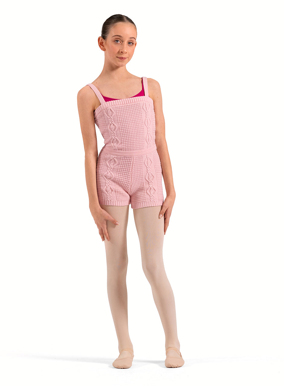 Short Knitted Cable Onesie
