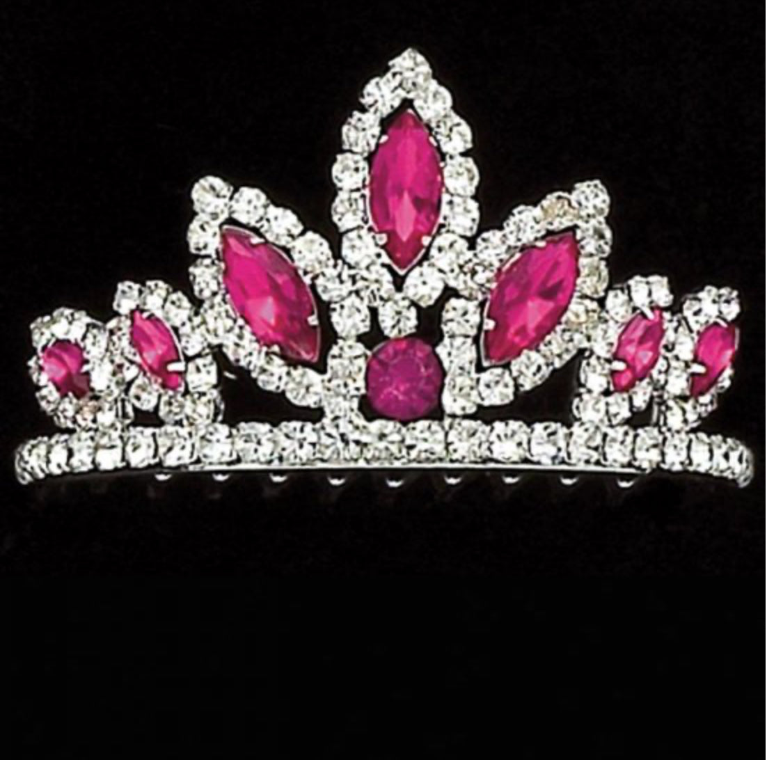 Color Rhinestone Tiara