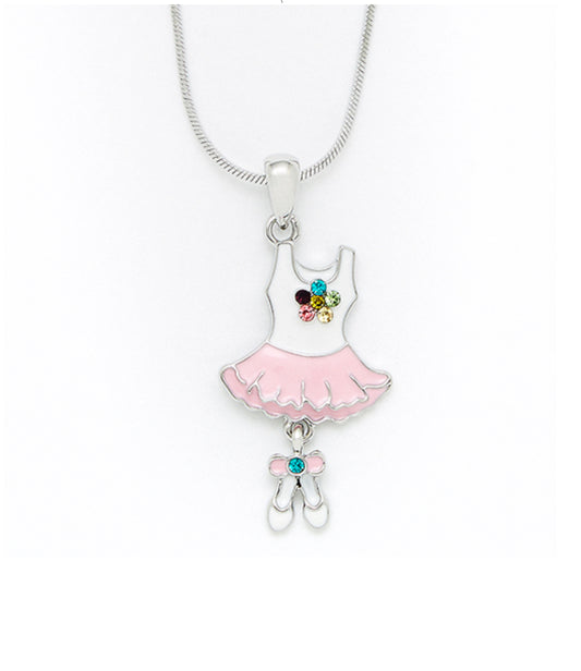 Tutu N Slippers Necklace