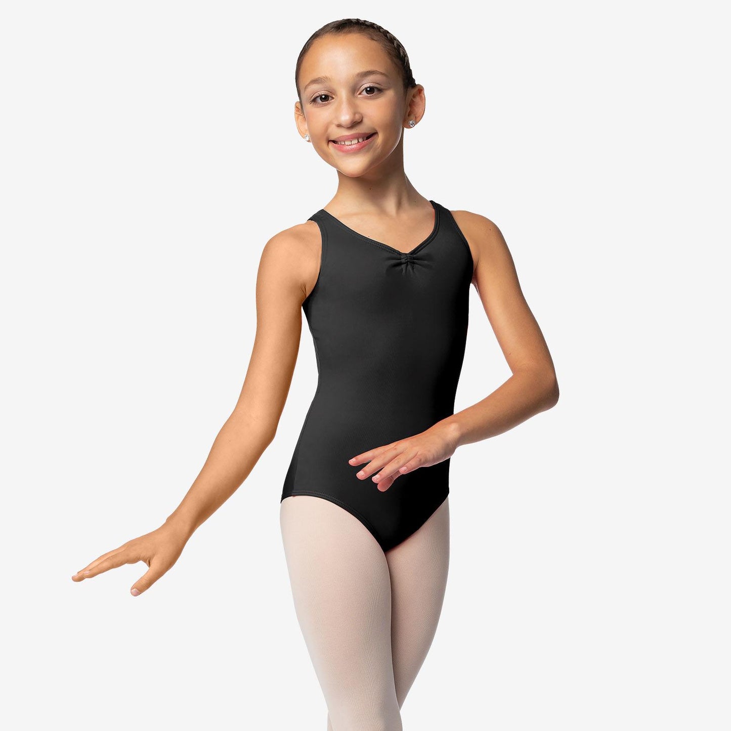 Jenny Child Tank Leotard with Pinched Front