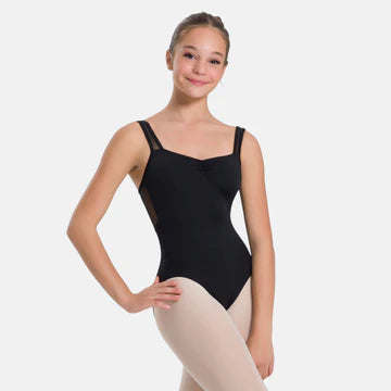 Mari Adult Tank Leotard With Mesh Straps