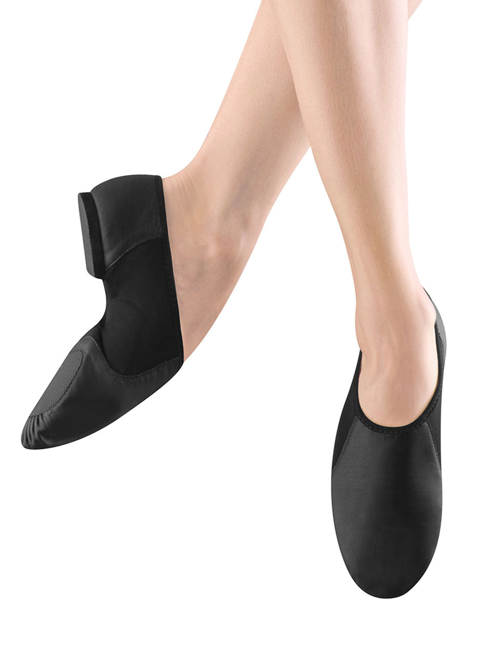 Ladies Neo-Flex Slip On Leather Jazz Shoes(SKU: S0495L)