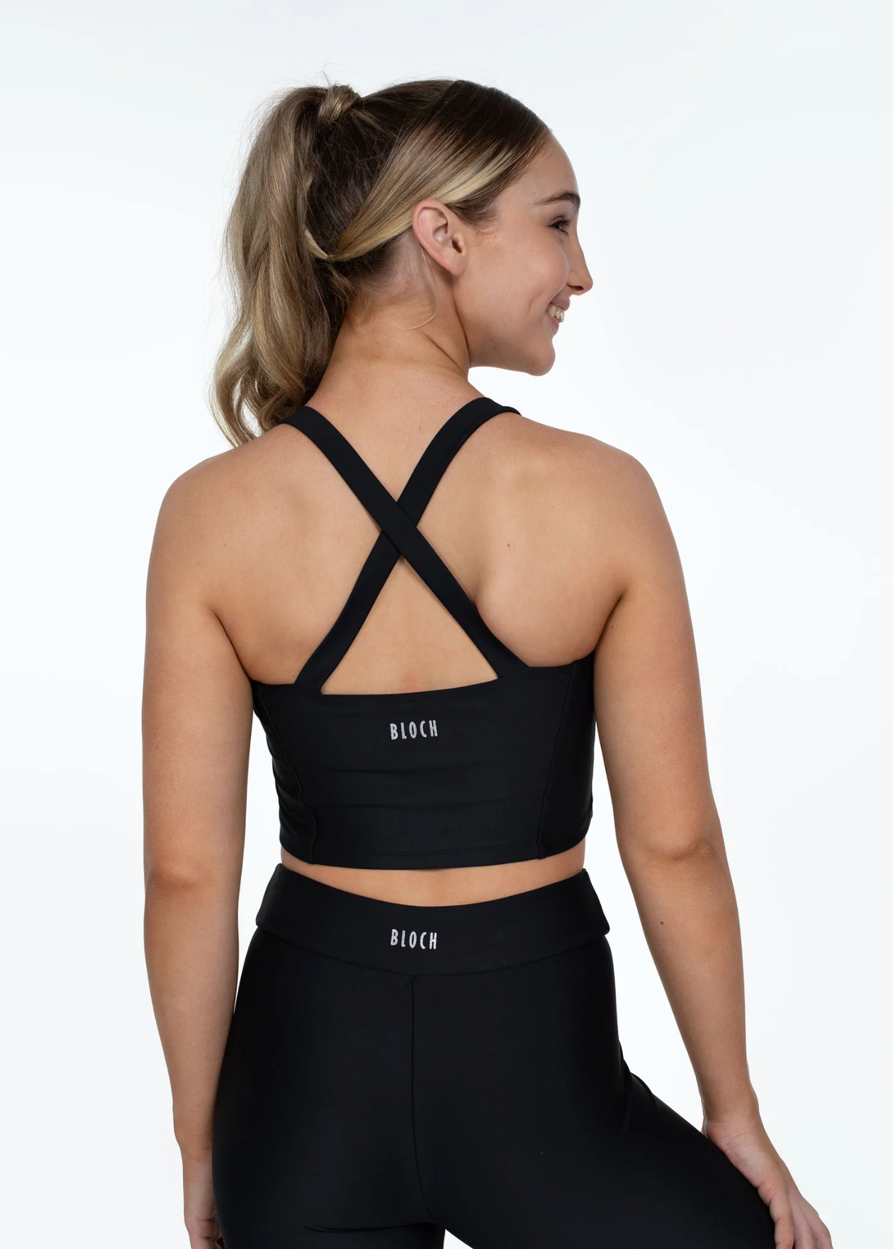 Bloch X Flo Active Shelby Seamed Cross Back Top