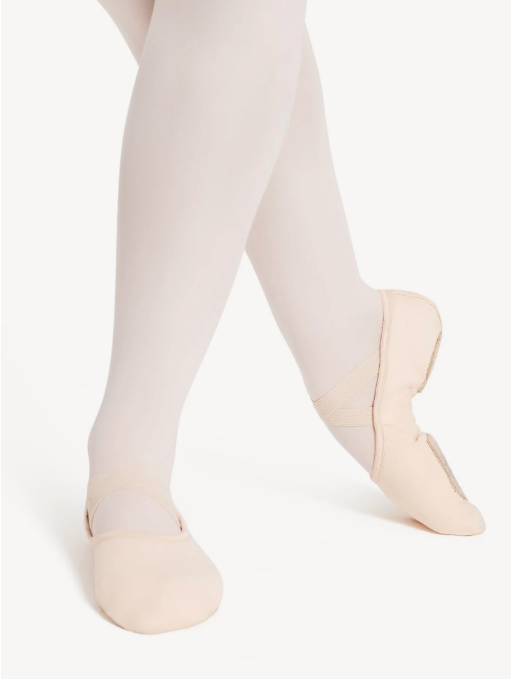 Hanami Canvas Split Sole ballet Shoe (SKU:2037W)