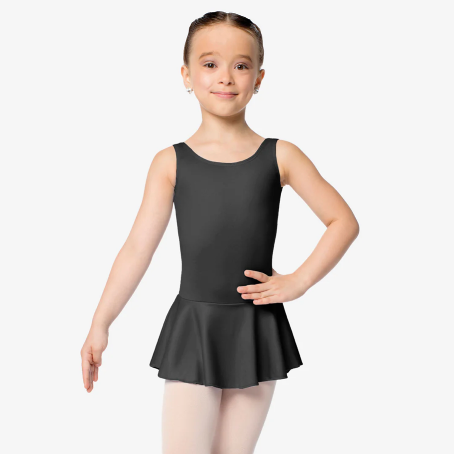 Girls Tank Dress Leotard with Bow on Back (TALULLA - SL121)