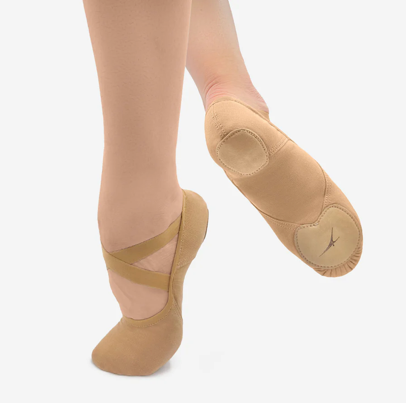 Stretch Canvas Split Sole Ballet Shoe (DIAMOND - SD140)