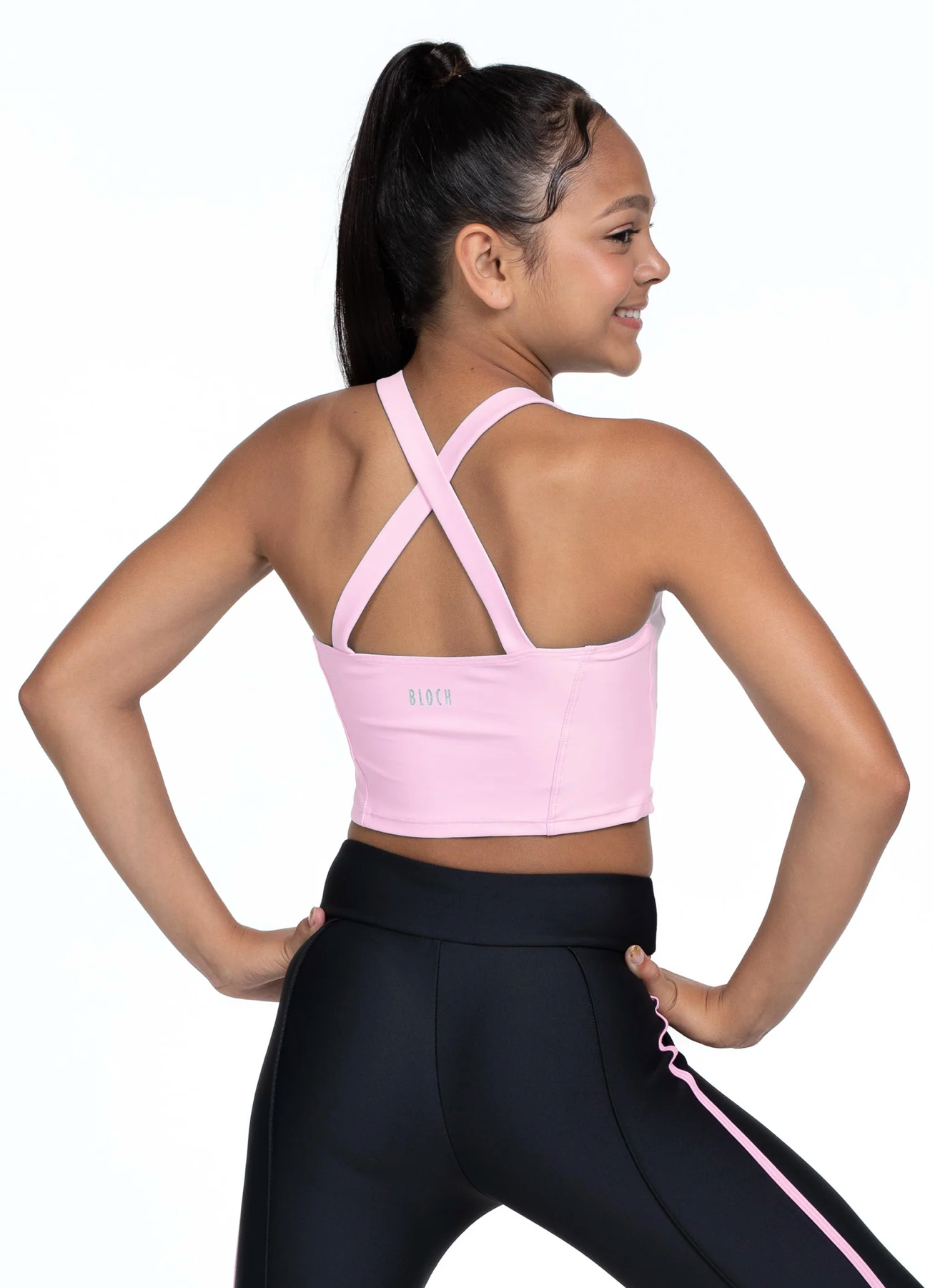 Bloch X Flo Active Shelby Seamed Cross Back Top