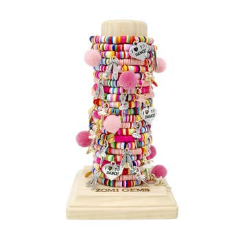Rainbow Pom Pom Dance Bracelet (Assorted)